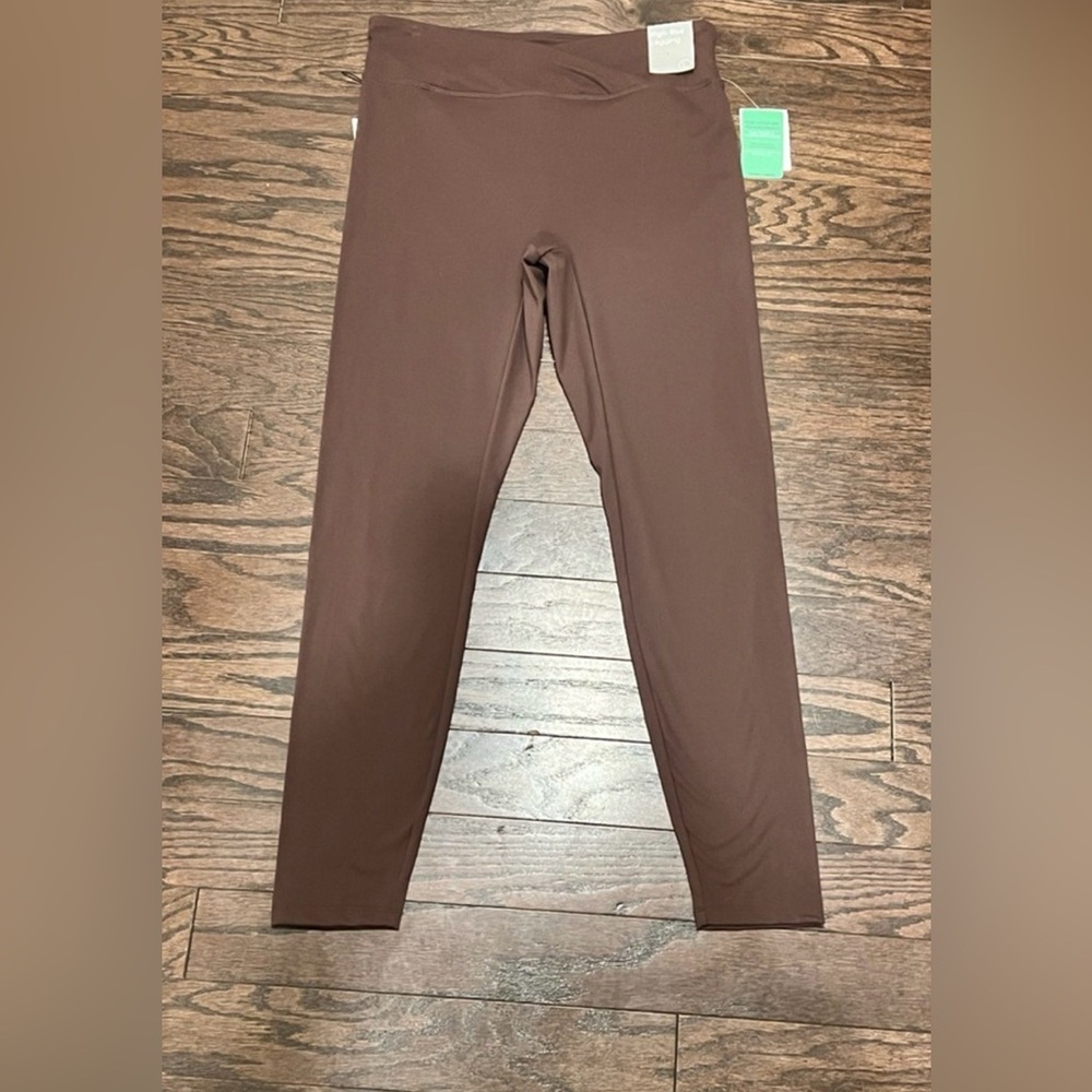 Forever 21 Brown High-Rise Stretch Leggings